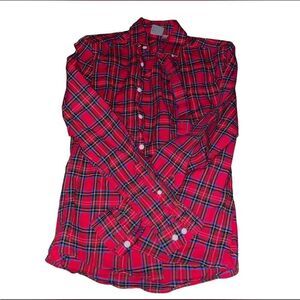 ASOS flannel top xxs